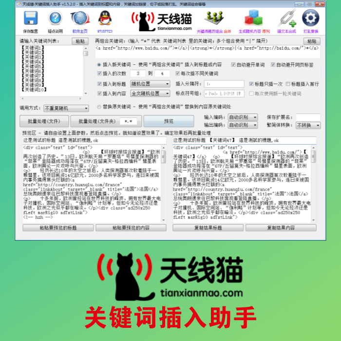 SEO關鍵詞插入助手