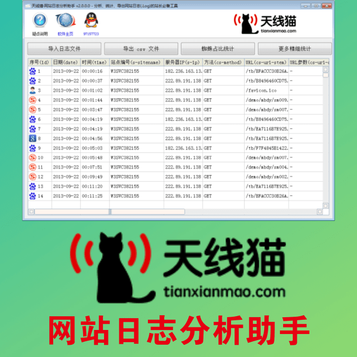 網站日志分析助手